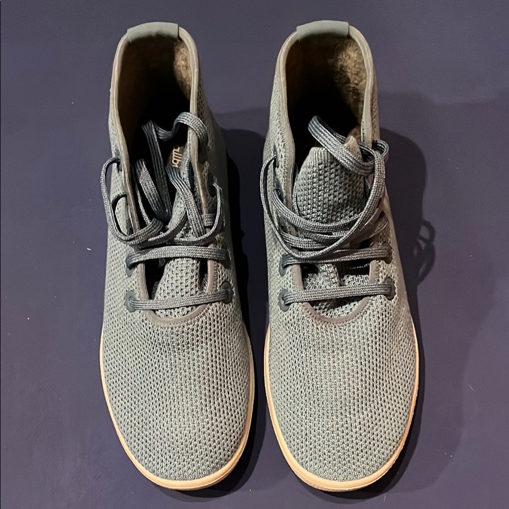 Allbirds Men’s Stylish Blue High-Top Sneakers